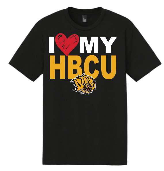 I Love My HBCU Short Sleeve Black Tee