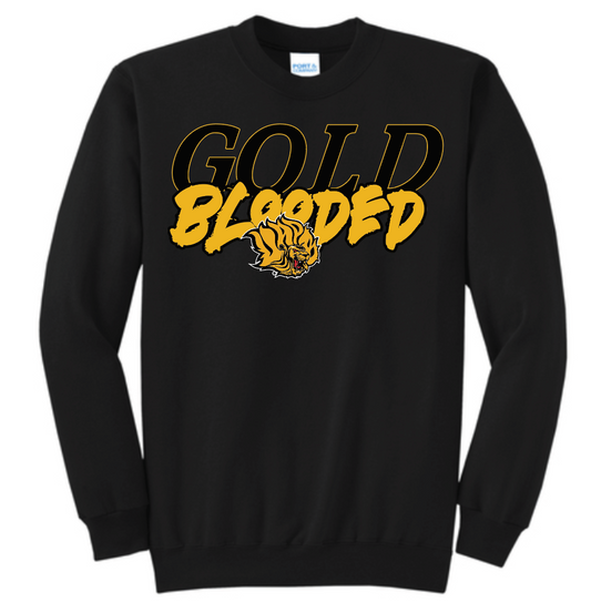 Gold Blood- Long Sleeve Crewneck Sweatshirt